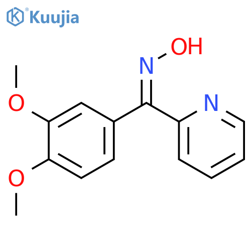 Methanone, (3,4-dimethoxyphenyl)-2-pyridinyl-, oxime structure