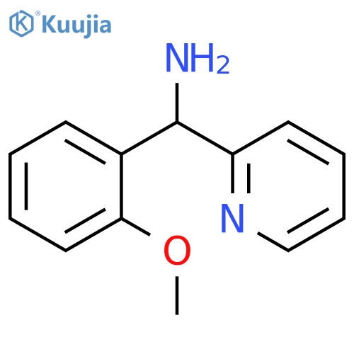 (2-methoxyphenyl)(pyridin-2-yl)methanamine structure