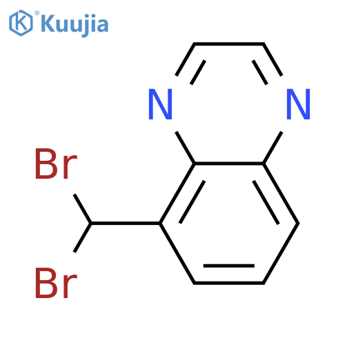 5-(Dibromomethyl)quinoxaline structure