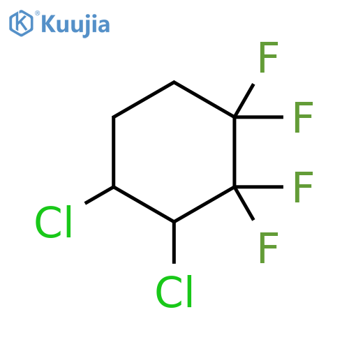 Cyclohexane, 3,4-dichloro-1,1,2,2-tetrafluoro- structure