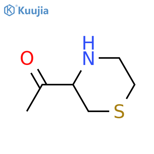 1-(thioMorpholin-3-yl)ethanone structure