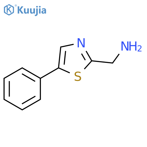 (5-phenyl-1,3-thiazol-2-yl)methanamine structure