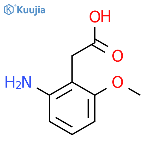 2-(2-Amino-6-methoxyphenyl)acetic acid structure