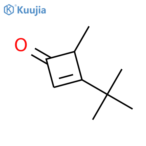2-Cyclobuten-1-one, 3-(1,1-dimethylethyl)-4-methyl- structure