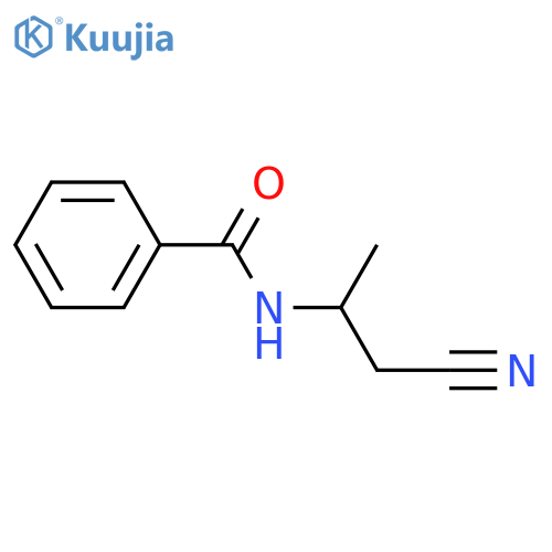 Benzamide, N-(2-cyano-1-methylethyl)- structure