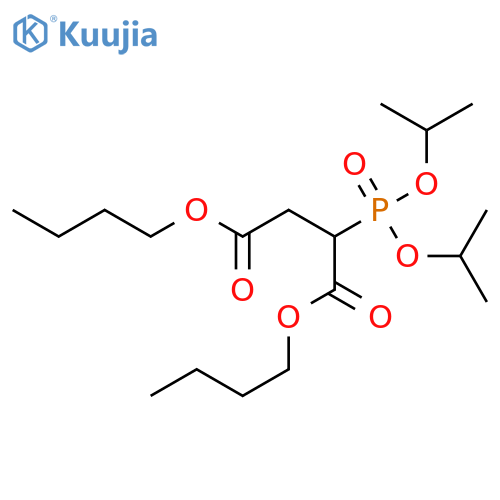 Butanedioic acid, [bis(1-methylethoxy)phosphinyl]-, dibutyl ester structure