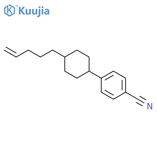 Benzonitrile,4-[trans-4-(4-penten-1-yl)cyclohexyl]- structure