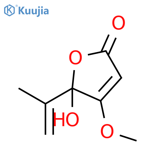 2-Hydroxy-3-methoxy-5-oxo-2-isopropenyl-2,5-dihydro-furan structure