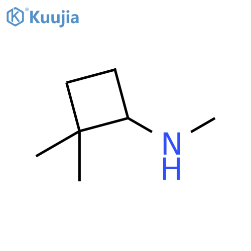 N,2,2-trimethylcyclobutan-1-amine structure
