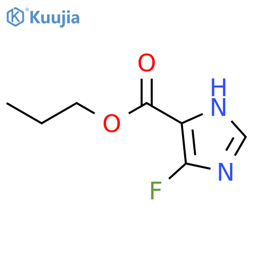 1H-Imidazole-4-carboxylic acid, 5-fluoro-, propyl ester structure