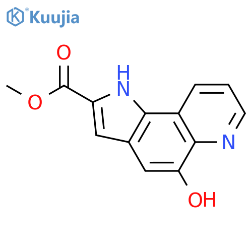 1H-Pyrrolo[2,3-f]quinoline-2-carboxylic acid, 5-hydroxy-, methyl ester structure