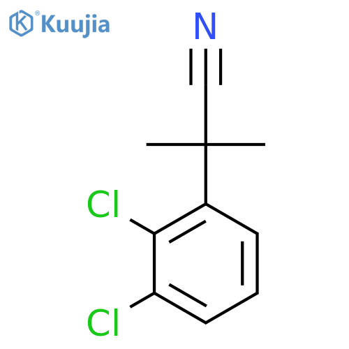 2-(2,3-dichlorophenyl)-2-methylpropanenitrile structure