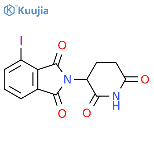 2-(2,6-Dioxopiperidin-3-yl)-4-iodoisoindoline-1,3-dione structure