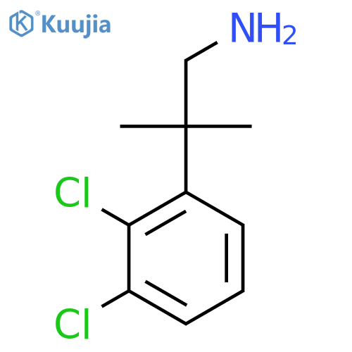 2-(2,3-dichlorophenyl)-2-methylpropan-1-amine structure
