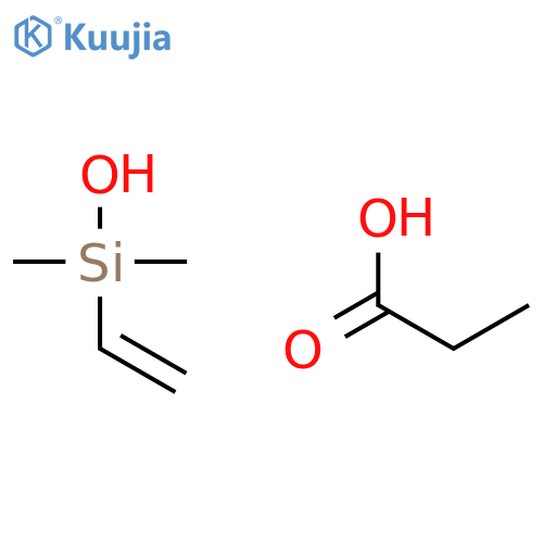 Propanoic acid, dimethyl(ethenyl)silyl ester structure