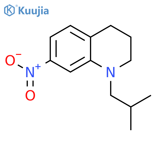 1-Isobutyl-7-nitro-1,2,3,4-tetrahydroquinoline structure