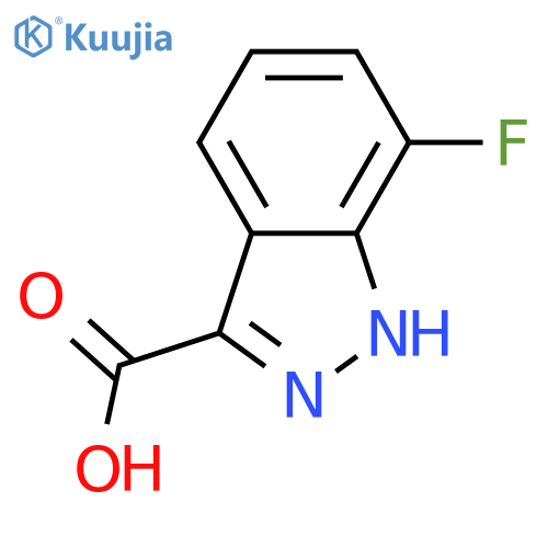 7-Fluoro-1H-indazole-3-carboxylic acid structure