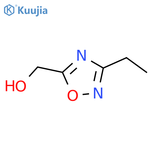 (3-Ethyl-1,2,4-oxadiazol-5-yl)methanol structure