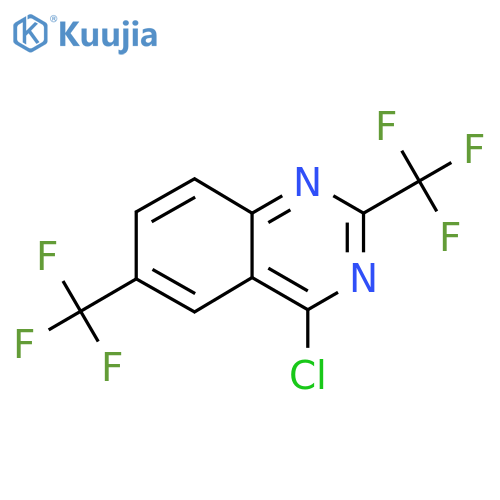 4-Chloro-2,6-bis(trifluoromethyl)quinazoline structure