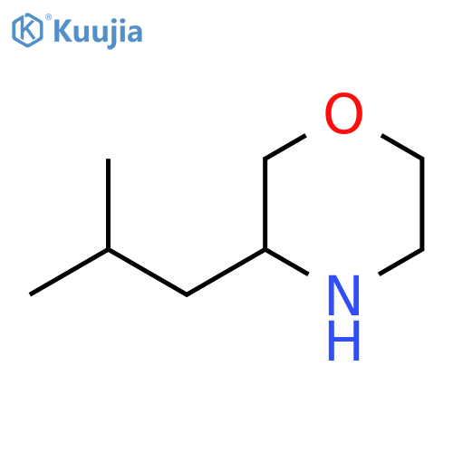 3-(2-methylpropyl)morpholine structure