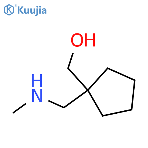 1-(Methylamino)methylcyclopentanemethanol structure