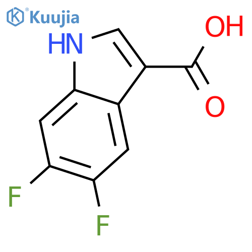 5,6-difluoro-1h-indole-3-carboxylic Acid structure