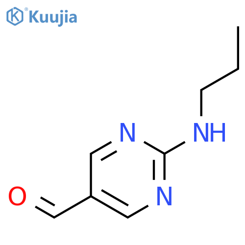 2-(Propylamino)pyrimidine-5-carbaldehyde structure