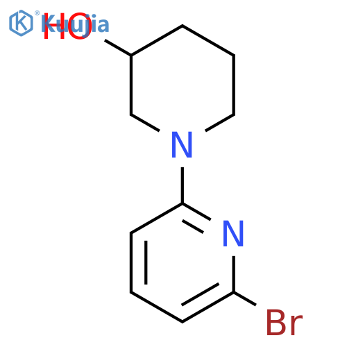 1-(6-Bromopyridin-2-yl)piperidin-3-ol structure