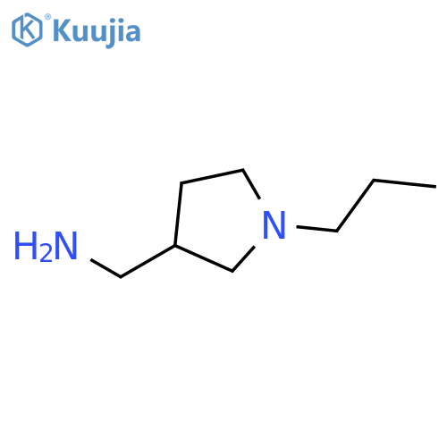 1-(1-propylpyrrolidin-3-yl)methanamine structure
