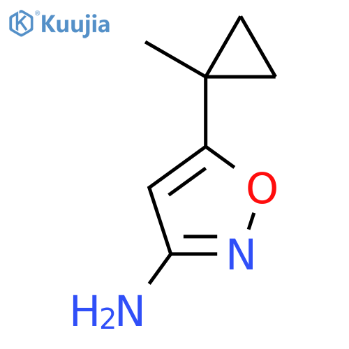 5-(1-methylcyclopropyl)-1,2-oxazol-3-amine structure