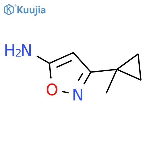 3-(1-methylcyclopropyl)-1,2-oxazol-5-amine structure