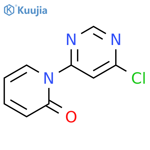 4-Chloro-6-(1H-pyridin-2-one)pyrimidine structure