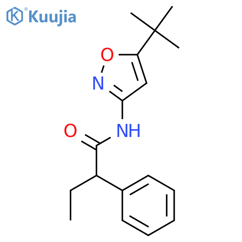 N-(5-(tert-Butyl)isoxazol-3-yl)-2-phenylbutanamide structure