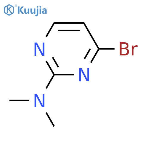 4-Bromo-N,N-dimethylpyrimidin-2-amine structure