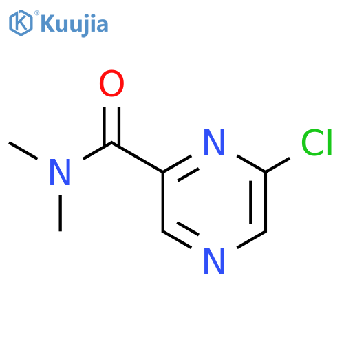 6-Chloro-N,N-dimethylpyrazine-2-carboxamide structure