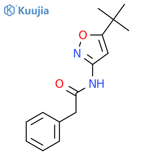 N-(5-(tert-Butyl)isoxazol-3-yl)-2-phenylacetamide structure