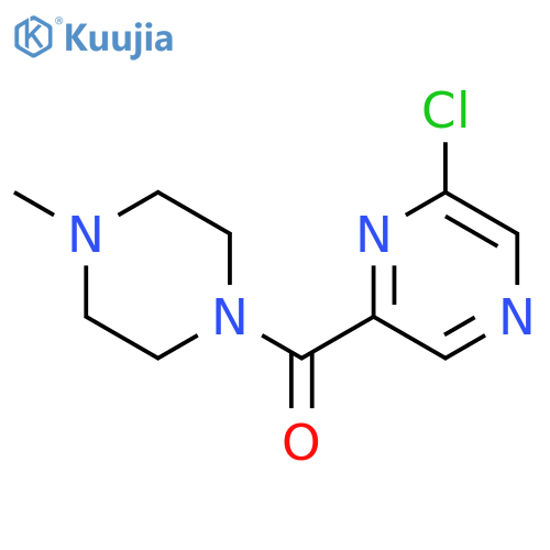 2-Chloro-6-(4-methyl-1-piperazinyl)carbonylpyrazine structure