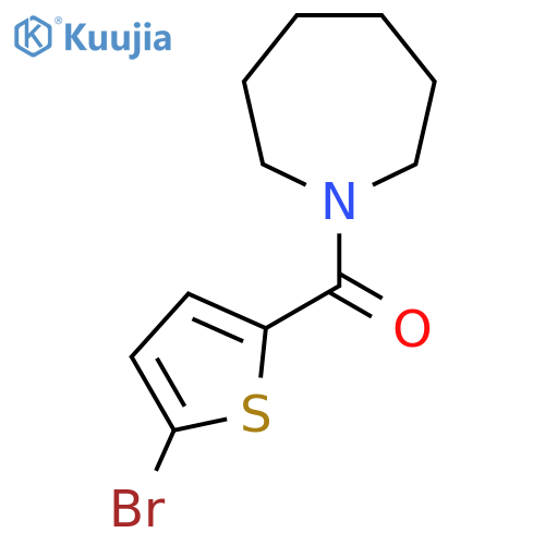 1-(5-bromothiophene-2-carbonyl)azepane structure