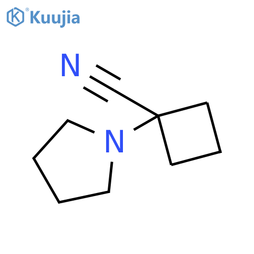 1-(1-pyrrolidinyl)-Cyclobutanecarbonitrile structure