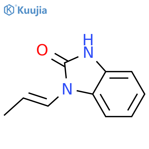2H-Benzimidazol-2-one,1,3-dihydro-1-(1-propenyl)-, (E)- (9CI) structure
