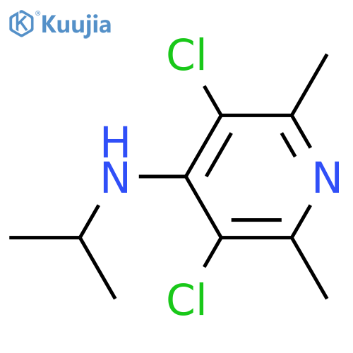2,6-Lutidine, 2,5-dichloro-4-[isopropylamino]- structure