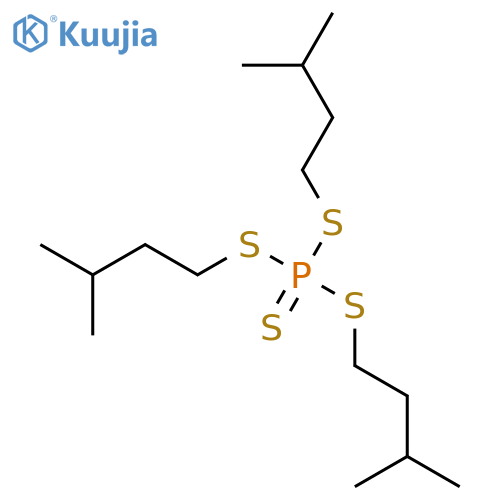 Phosphorotetrathioic acid, tris(3-methylbutyl) ester structure