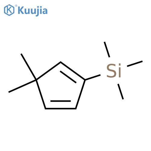 1,3-Cyclopentadiene, 5,5-dimethyl-2-(trimethylsilyl)- structure