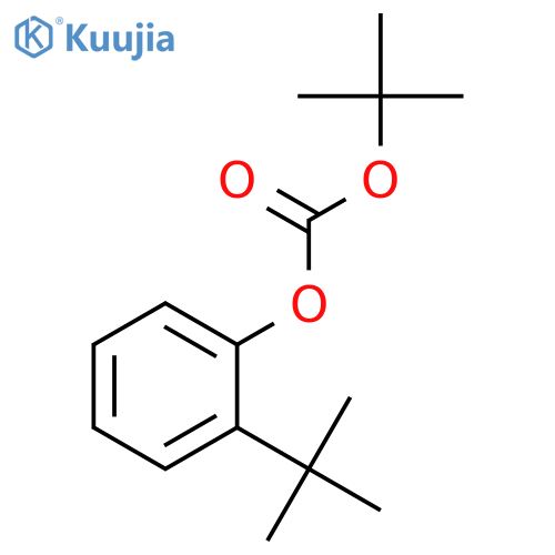 Carbonic acid, 1,1-dimethylethyl 2-(1,1-dimethylethyl)phenyl ester structure