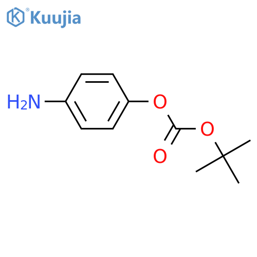 4-aminophenyl tert-butyl carbonate structure