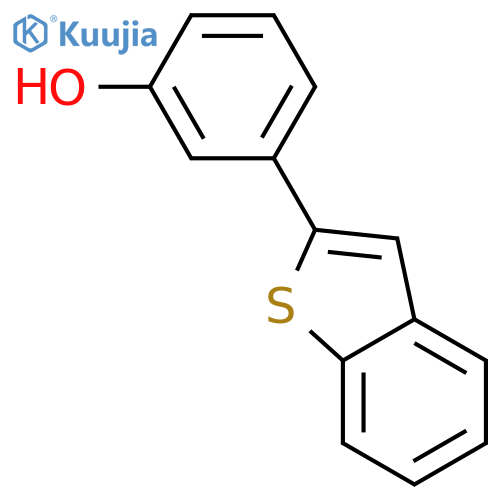 3-[Benzo(b)thiophen-2-yl]phenol structure