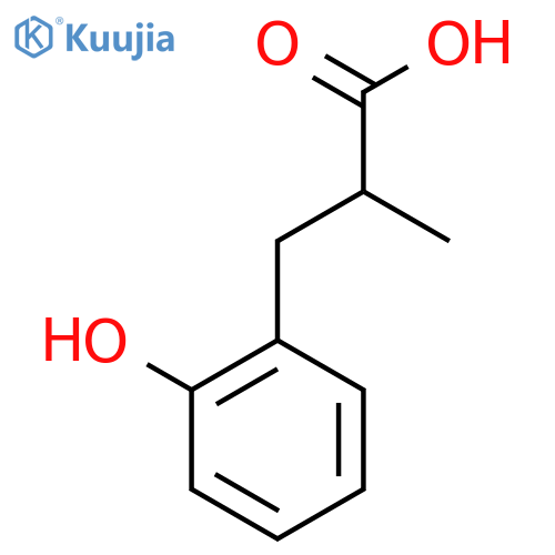 3-(2-hydroxyphenyl)-2-methylpropanoic acid structure