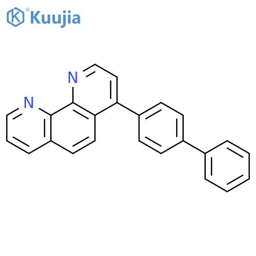 1,10-Phenanthroline, 4-[1,1'-biphenyl]-4-yl- structure
