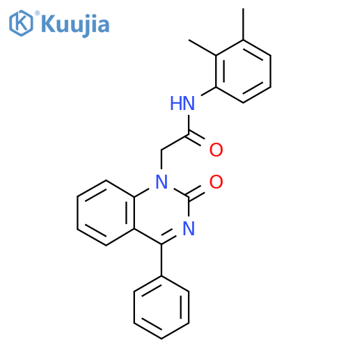 N-(2,3-dimethylphenyl)-2-(2-oxo-4-phenyl-1,2-dihydroquinazolin-1-yl)acetamide structure