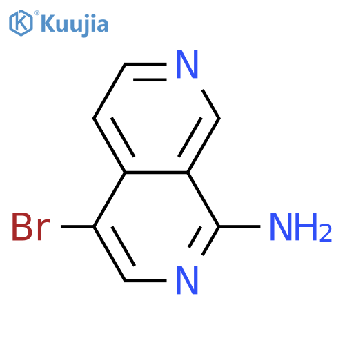 4-Bromo-2,7-naphthyridin-1-amine structure